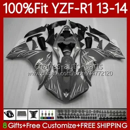 Yamaha YZF-R1 YZF R 1 1000CC YZF1000 13-14 Bodys 97No.150 Metalik Gri YZF R1 1000 CC 2013-2014 YZFR1 13 14 YZF-1000 2013 2014 OEM Fairing Seti