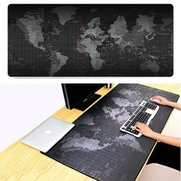 Gaming Mus Matta Stor Mus Matta Anti-Slip Natural Rubber PC Dator Gamer Mousepad Skrivbord Mat Stitched Edge