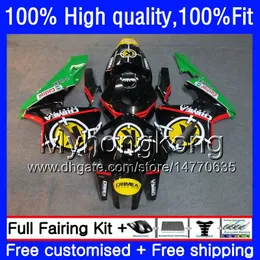 注入OEM HONDA CBR 600RR 600F5 600CC CBR600 RR F5 03 04 04 49HM.31 CBR600RR 03 04 CBR600F5ブラックグリーンCBR 600 RR 2003 2004フェアリング