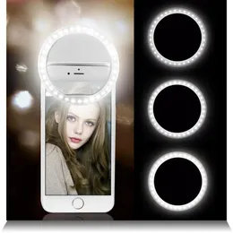 Selfie Led Ring Flash Lumiere電話ポータブルLED携帯電話ライトクリップランプXR TelefoonレンズLampka Do Telefonu