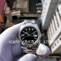 Relógios de homens mostrador preto estilo 41mm Super GMf fábrica à prova d'água data masculina 126334 904L pulseira de aço GMF Cal.3235 movimento automático 126300 relógio de mergulho relógios de pulso