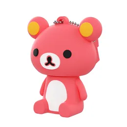 New USB Flash Drive 4GB 8GB 16GB pen drive 32GB 64GB pendrive cute Bear U disk 128GB 256GB USB 2.0 Cartoon Memory stick