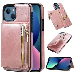 iPhone5 6 7 8 11 12 13 Pro X XS Max Mini Protective Shell Anti-Fall을위한 미니 카드 스탠드 슬롯 전화 커버