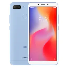 オリジナルXiaomi Redmi 6 4G LTE携帯電話3 GB RAM 32 GB ROM Helio P22 Octa Core Android 5.45 "全画面12mp 3000mah指紋IDスマート携帯電話