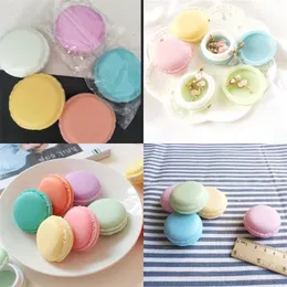 Macaroon Jewelry Storage Box Colorful Lovely Mini Candy Case Plastic Containers Party Birthday Present Ny ankomst 0 51CT L2