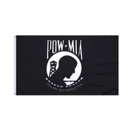 Cheap POW MIA Flags Banners Hot Sales High Quality 100D Polyester 3x5ft Digital Printing For Outdoor