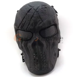 Nowa czaszka Szkielet Army Airsoft Tactical Paintball Pełna maska ​​ochrony twarzy Y200103