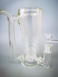 Tazza da caffè in vetro vintage Bong Water fumatori narghilè 14mm Bubbler Perc Oil Dab Rigs può mettere il logo del cliente