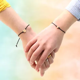 Heart Pinky Promise Bracelets Friendship Lover Women Girl Adjustable Distance Couple Bracelet Fashion Jewelry