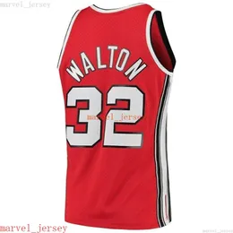 Custom Stitched Bill Walton Red 1976-77 Jersey XS-6XL Mens Throwbacks Basketball jerseys Cheap Men Women Youth