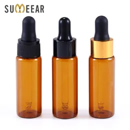 50piece / parti 20ml Reagens Eye Dropper Drop Amber Glass Aromaterapi Liquid Pipette Bottle Refillable Flaskor