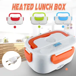 220V Portable Electric Heating Lunch Box Food-Grade Bento Storage Box Home Office School Rice Container Food Warmer T200710