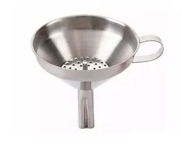 Functional Stainless Steel Kitchen Oil Honey Funnel with Detachable Strainer/Filter for Perfume Liquid Water Tool Functional Stainless