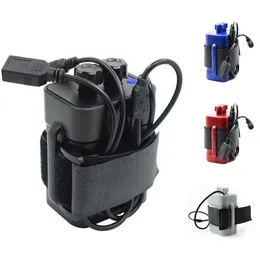 18650 Batteripack Vattentät 8.4V USB DC Laddning 6 * 18650 Batterikraft Banklåda för LED Bike Light Cykellampa