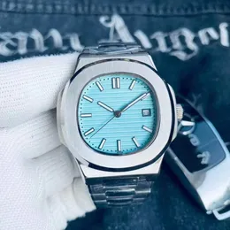 2021 새로운 문자 40mm 남성 자동 기계식 시계 패션 캐주얼 손목 시계