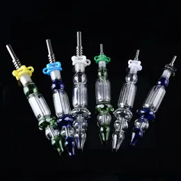 Partihandel NC Nector Collector Kit Partihandel Rökningstillbehör 10mm 14 mm Joint diameter DAB Oil Rigs kommer med Keck Clip NC18