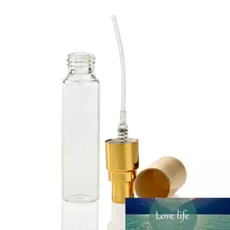 10ML Духи Стекло Spray Bottle Clear Sample стеклянных флаконах Портативный мини-спрей бутылки Atomizer с крышками