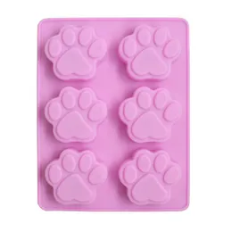 Silicone Cake Mould soap Mold Baking Mould Cat Paw Silicon Molds Cake Decorating tools kitchen tool accessories LX3597