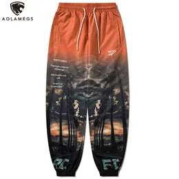 Aolamegs hip hop Pantaloni della tuta da uomo Hipster tree view sky punk street dcontract con coulisse 0124