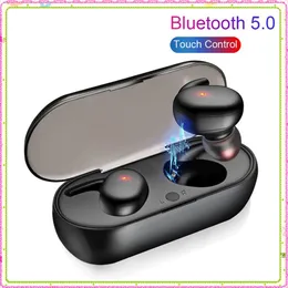 Y30 TWS Bluetooth 5.0 Беспроводные наушники-наушники Sports Sport Mini наушники с зарядной зарядной коробкой Powerbank Headset для всех телефонов MQ30