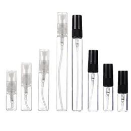 Flacone spray per nebulizzazione in vetro da 2 ml 3 ml 5 ml 10 ml Bottiglie di profumo riutilizzabili Contenitore cosmetico da viaggio per fiala vuota per campioni
