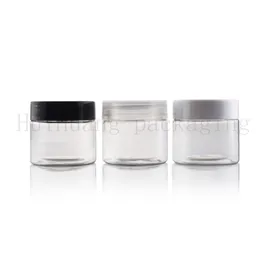 50pcs 20g Amber Plastic Jar With Lid Cosmetic jars Empty Containers Sample Cream Jars Packaging