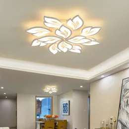 モダンなLEDシャンデリアリングリビングルームダイニングルーム寝室LEDランプメモリ機能LED天井シャンデリア照明器具