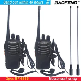 BF-888S Walkie Talkie Set radio bidirezionale BF 888s UHF 400-470MHz 16CH Ricetrasmettitore radio walkie-talkie