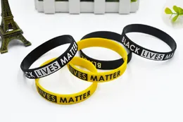 DHL Black Live Matter watchs Wristband Silicone Women Men Unisex Rubber Bracelet Adult children