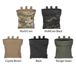 Tactical Magazine Dump Pouch Molle Mag Drop Pouchs Recycling Bag Storage hunting Tool Bag