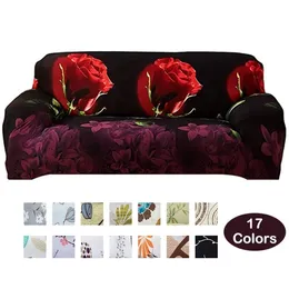 Meijuner 3D Sofa Cover Rose Impressão Elastic Slipcovers Elastic Sofá All-Inclusive Cover Sofá Covers para sala de estar Y416 201222