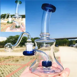 16 cm Beaker Beaker Plataformas De Petróleo de Arbônicos Bongo Pequeno Bongo Tubulação de Fumaça de Vidro Grosso com 14mm Banger Óculos de Água Bongs