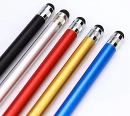 Uniwersalne podwójne użycie metalowych piórki Pióry Postający ekran dotykowy dla iPhone'a 13 12 S22 S21 Tablet PC Telefon komórkowy Kapacikowy telefon Stylus Touch Pen