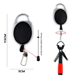 Line Fly Fishing Portable Retractable Pull Buckle Scissors Cutter Multifunctional Tie Fast Knot Tying Tool Hooks Tools Nipper Tackle