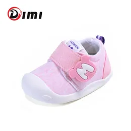 DIMI Neue Kinder Baby Schuhe Atmungsaktive Junge Mädchen Neugeborene Kleinkind Schuhe Weiche Baby Turnschuhe Jungen Säuglingsschuhe Erste Wanderer LJ201104