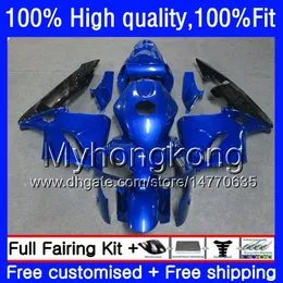Injection OEM pour Honda CBR Blue Black 600RR CBR600F5 600F5 600CC 2005 2006 48HM.69 CBR600RR CBR600 RR CBR 600 CC RR F5 05 06 Kit de carénage
