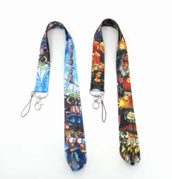 2021 Neue Heiße Cartoon Japan Kingdom Hearts Lanyard ID Abzeichen Halter Schlüssel Handy Neck ID Halter für Auto Schlüssel ID Karte Handy #35