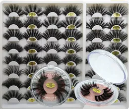 25mm 3D Vizon Kirpik 6d Kirpikler Doğal Yanlış Kirpik Büyük Volumn Göz Lashes Makyaj Dramatik Lash
