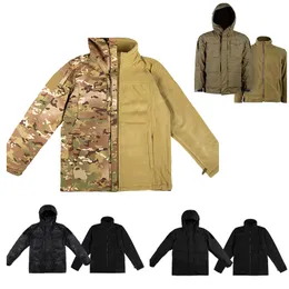 暖かい服装NO05-223が付いている撮影コートの戦術的な屋外M65ジャケット戦闘冬の服迷彩のウインドブレーカー