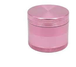 2020 Rosa Herb Grinder Crusher Tobacco Smoke Rökning Tillbehör Metallkvarn 50mm (1.97INCH) 55mm (2.17INCH) 63mm (2.48INCH)