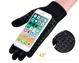 2021 7 Kolory Grubszy Dotyk Knitting Ciepłe Rękawiczki Ekran dotykowy Magia Akrylowa Rękawica Telefon komórkowy Universal Dotykowy Rękawiczki