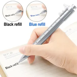 Creative Multi-Function Vernier Caliper Pen 1,0mm Ballpoint Gel Bläckpenn Barnens presentkontor Skolor Träbearbetningsverktyg