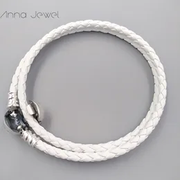 DIY encantos jóias Pandora autêntica 925 esterlina prata clasp clasp original selo tecido braceletes pulseira fazendo para mulheres presentes de aniversário homens 590745ciw-d