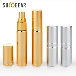 5 ml 10 ml toptan parfüm şişeleri atomizer UV cam boş perfum şişesi teğet seyahat konteyner 100 adet / grup