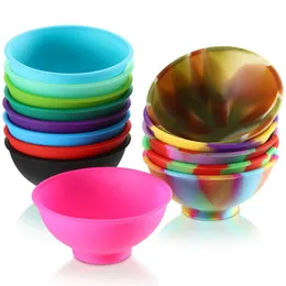 Mini Tigelas de Silicone Macio Flexível Bebê Alimentação Bacia De Café Sair Bowls Para Condimentos Dips Snacks DIY Crafts Tigelas IIA882