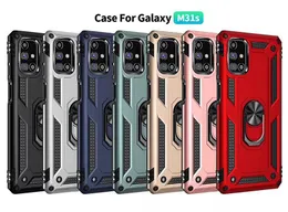 Armor Bumper Shockproof Kickstand Ring Stand Holder cover case for Samsung S20 PLUS NOTE20 Ultra Note10 S10 LITE A51 A71 A31 A21S M31S A41