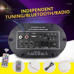 Audio samochodowe 8 cal 12 V 24 V 220 V Stereo Power Bluetooth FM Radio Home Teatr Wzmacniacze Muzyka Subwoofer Sound System1