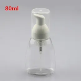 Caldo!! (20 pz/lotto) 80 ml bottiglie di mousse schiumogena trasparente, pompa schiumogena 80 cc, distributore di sapone, bottiglia di schiuma