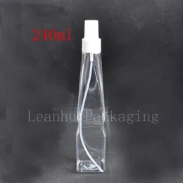 240ml plastic bottle,Tower type clear spray bottle, with white sprayer,240cc perfume bottle,wholesale 30pcs/lot