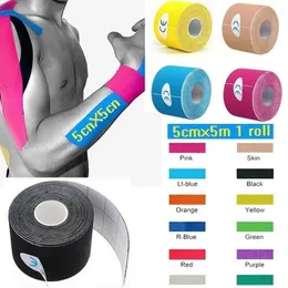 2,5 cm knäskydd Kinesiologi Athletic Tape Sport Recovery Strapping Gym Fitness Tennis Running Muscle Protector